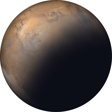 The planet mars